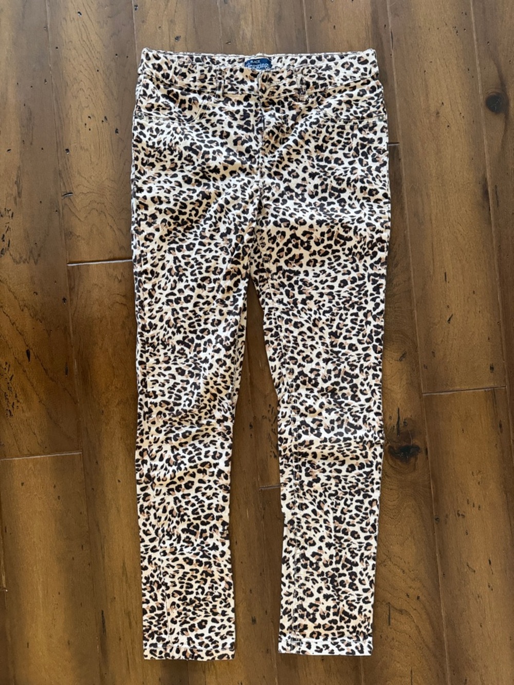 Place Leopard Print Leggings in Tan and Black